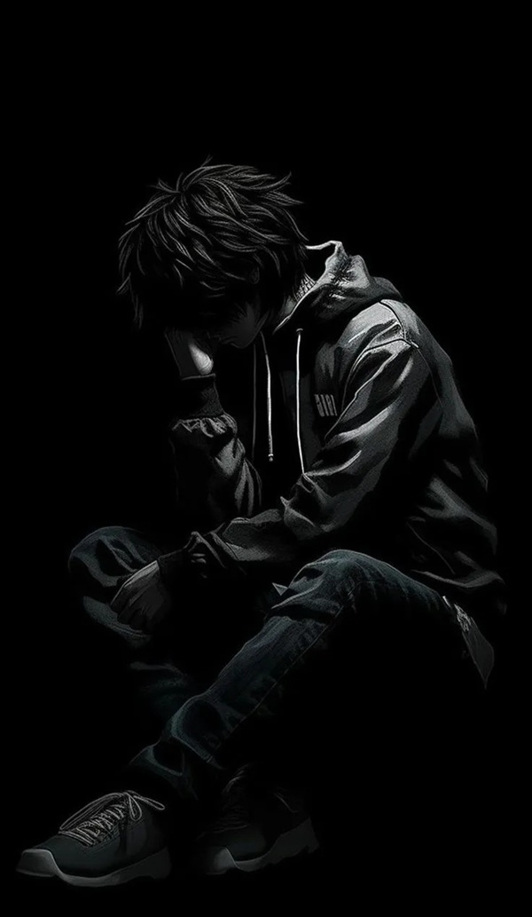 alone boy dp sad