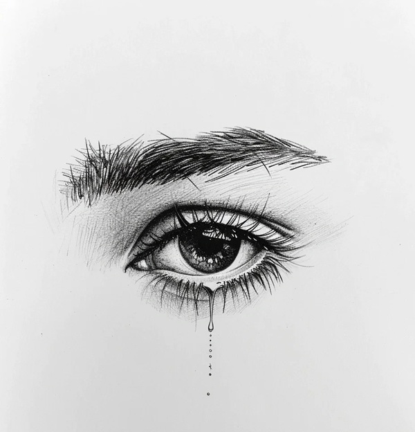 crying eye dp