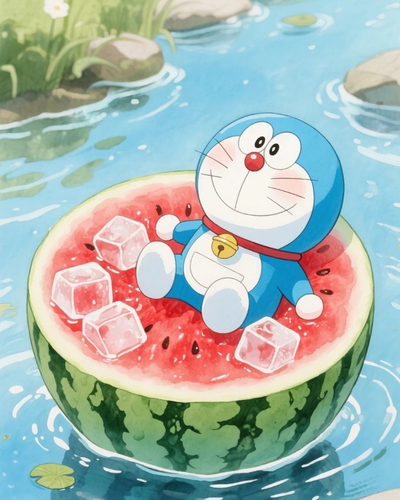 cute doraemon dp 18