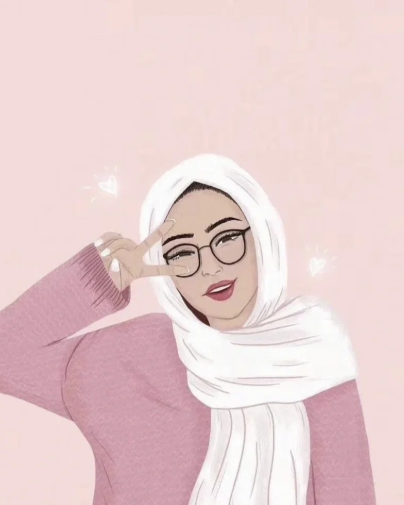 cute hijab dp instagram 42