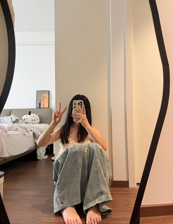 hidden face dp for girls 18
