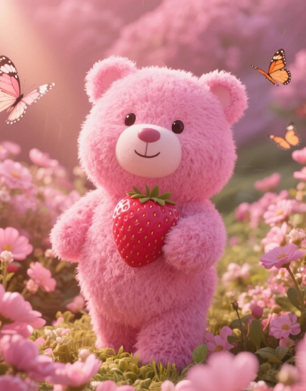 pink teddy bear dp 14