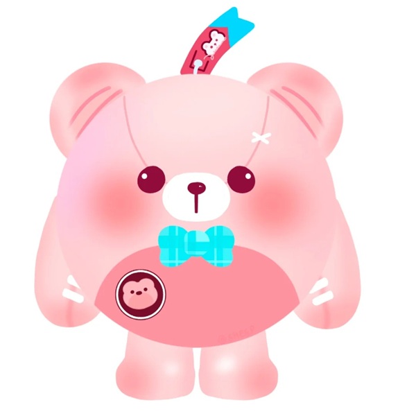 pink teddy bear dp 21