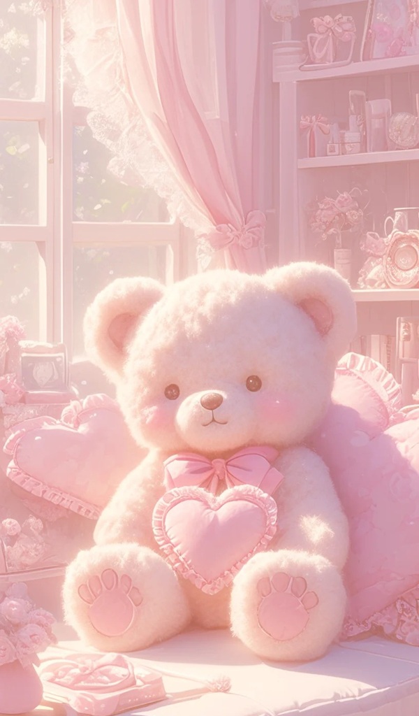 pink teddy bear dp 31