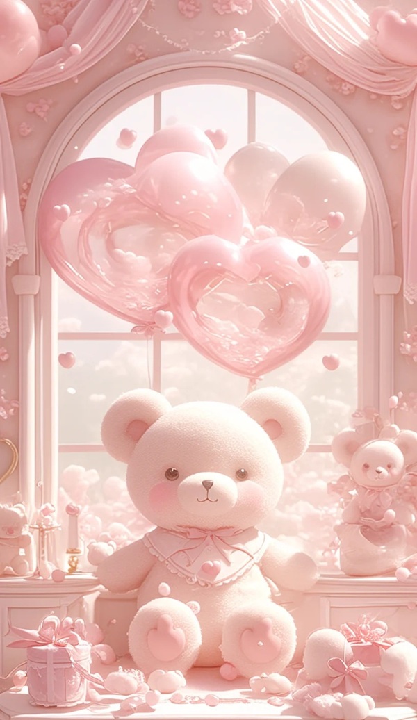 pink teddy bear dp 32 