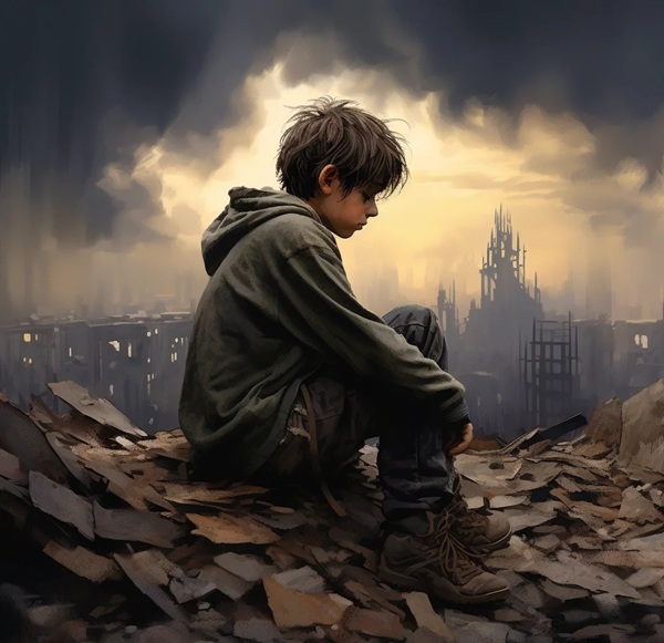 sad alone boy dp 1