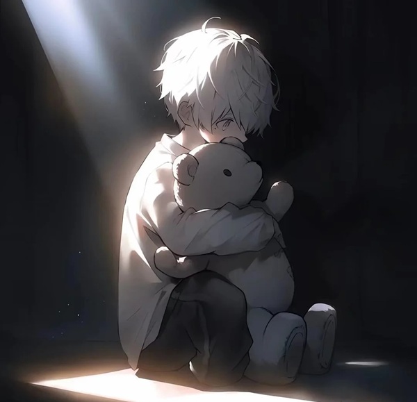 sad anime dp 18