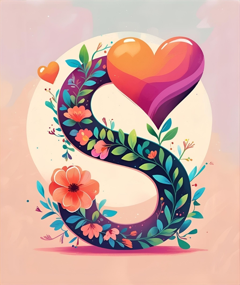 stylish s letter dp