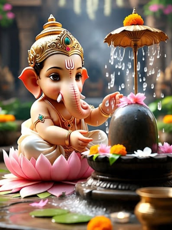 sweet cute ganpati images 5