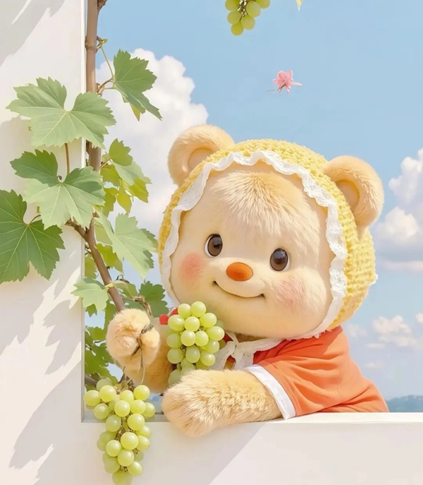 teddy bear girl dp