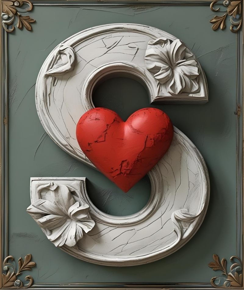 unique s letter dp 16