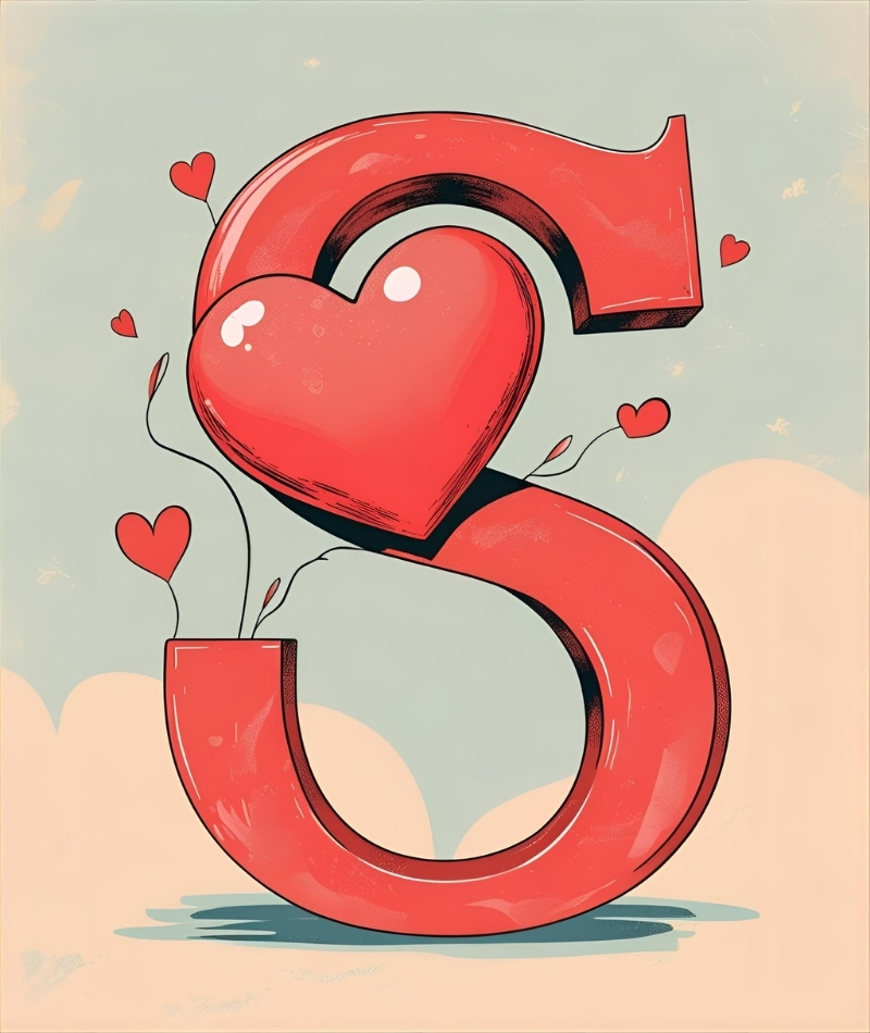 unique s letter dp 6