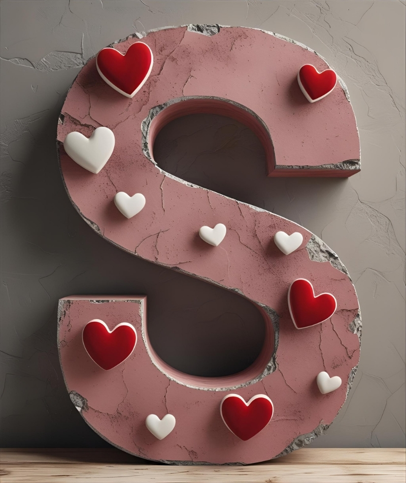 unique s letter dp 8