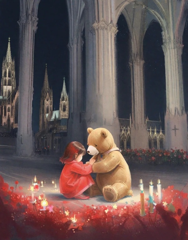 whatsapp dp cute baby girl with teddy bear pictures