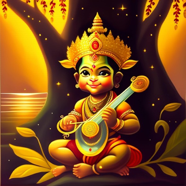 baby cute hanuman photo