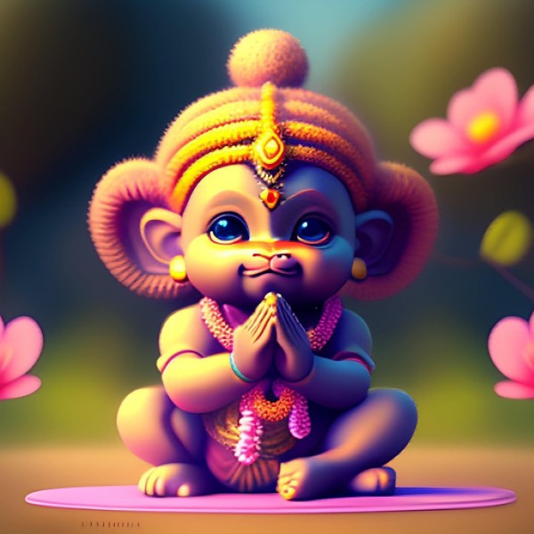 baby cute hanuman pics