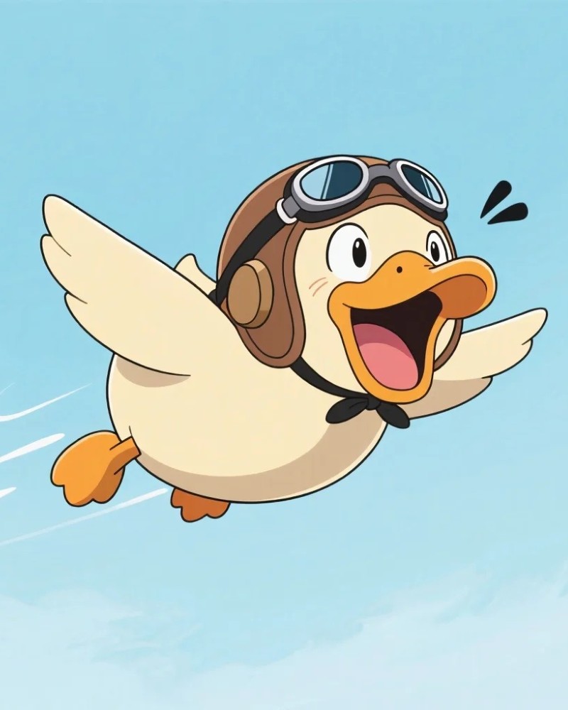 cute duck cartoon