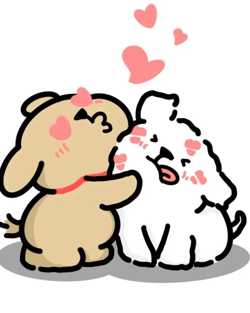 cute kiss cartoon images