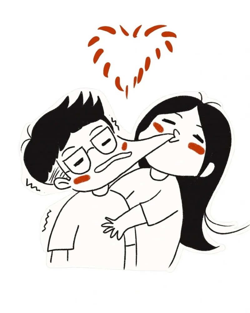 cute kiss pic